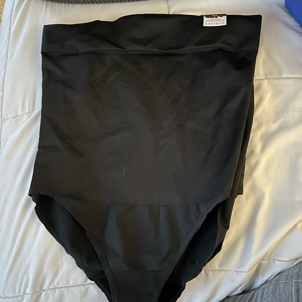 Lane Bryant set of 4 The Slimmer Ultra High Waist brief Black Shapewear.